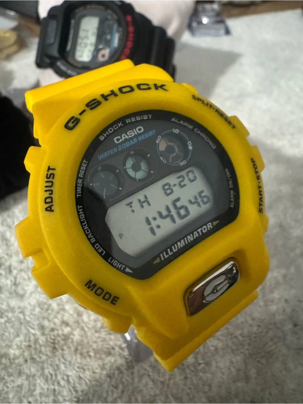 Casio G-Shock Yellow Digital Illuminator Watch